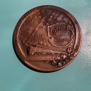 St Louis Southwestern R.R. lines Blue streak Cotton belt route